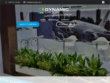 Tablet Screenshot of dynamicgroup.cz